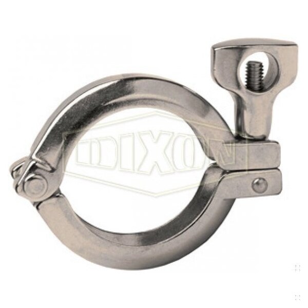 Heavy Duty Single Pin Clamp, 1-1/2 in Tube, 304 SS, Domestic